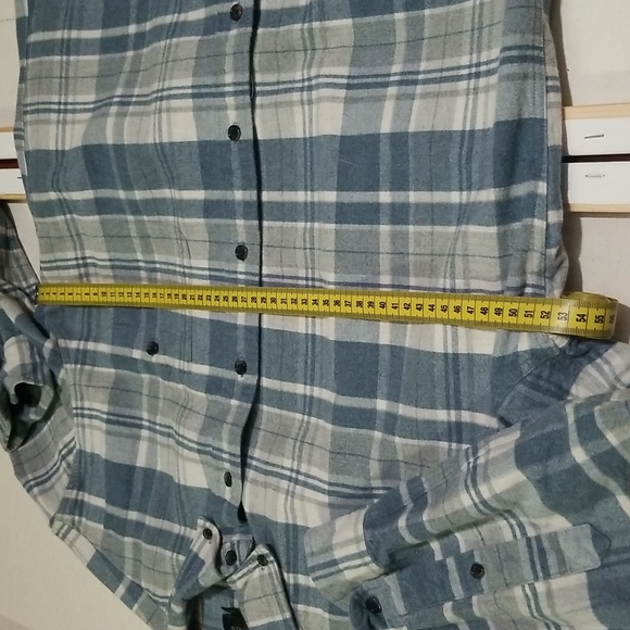 J. Crew - Button down shirt, Size - L, Color - Blue W/checkered pattern - Picture 7 of 8